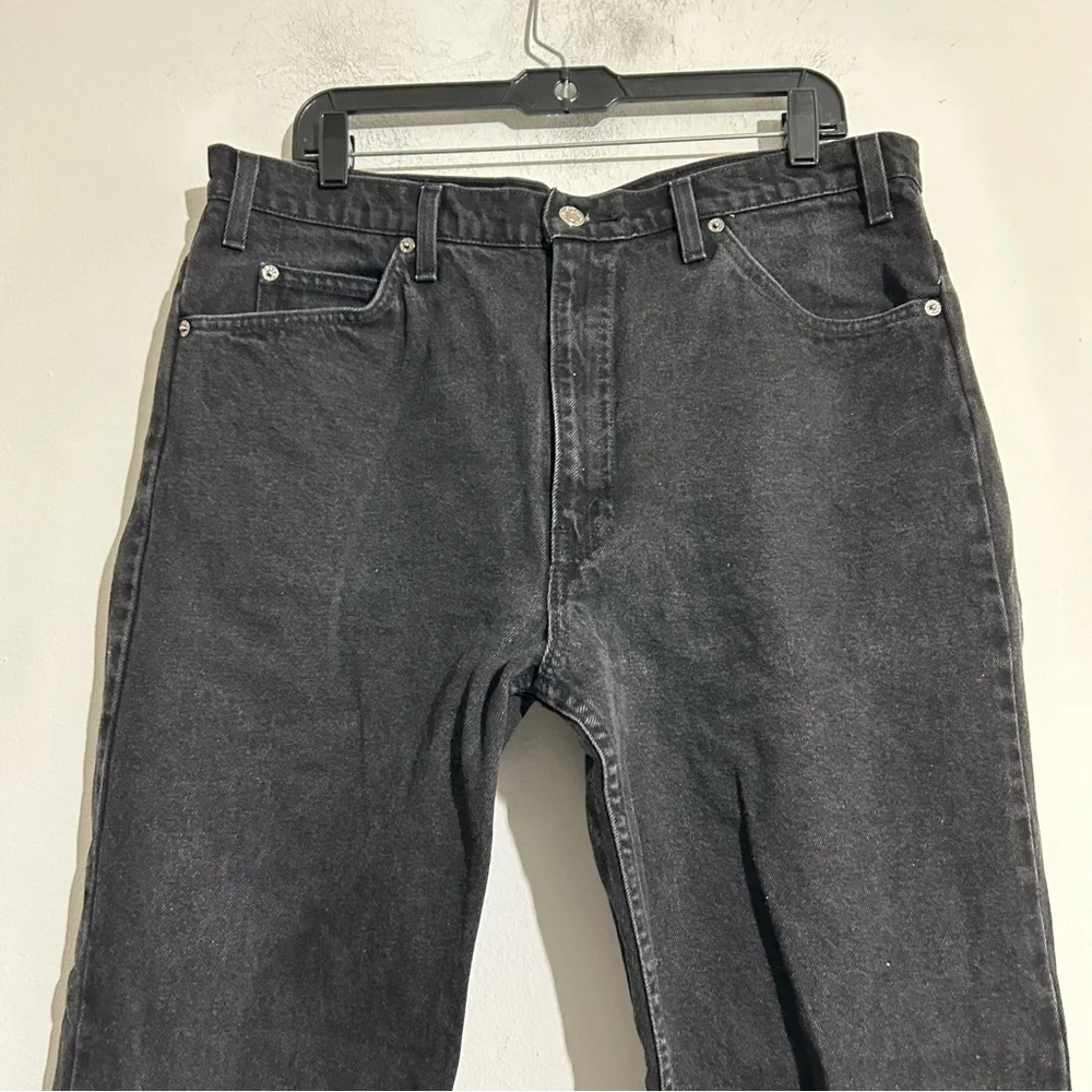 Levi’s Vintage 505 Orange Tab Straight Leg Regular Fit Jeans Black Size 38x32